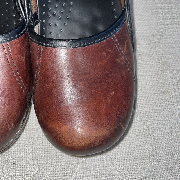 Dansko Women’s Work Mary Jane’s Size 38 U.S. 7 M Brown Leather Occupational - Picture 9 of 12